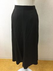 ユナイテッドアローズ グリーンレーベル タグ付き未使用 こげ茶色ロングスカート ウエストゴム