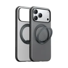 TORRAS iPhone 17 Pro 用ケース 【カチカチ・多機能360度回転スタンド】リング Ostand O3 Fitness MagSafe対応 米軍MIL規格耐衝撃 スタンド 指紋防止 黄変防止 カメラコントロールボタン付き ストラップホール