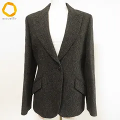 #wnc マーガレットハウエル MargaretHowell HarrisTweed ジャケット ? チャコールグレー ツイード 本切羽 日本製 レディース [962291]