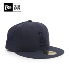 ニューエラ【ＮＥＷ ＥＲＡ】59FIFTY Tonal Logo ロサンゼルス・ドジャース ナ イトシフトネイビー キャップ 帽子 CAP ユニセックス