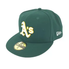 NEW ERA ニューエラ キャップ/59FIFTY  オークランドアスレチック/ポリエステル    グリーン メンズ / 241007003842