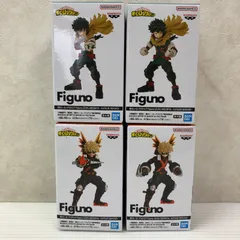 僕のヒーローアカデミア figuno 緑谷出久 爆豪勝己 ヒロアカ フィギュア 4種セット 未開封品 smtketc094963