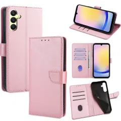 Samsung GalaxyA25 5G/GalaxyA55/GalaxyS25Ultra/GalaxyS26/GalaxyS26Ultra 手帳型スマホケース おしゃれ｜マグネット式｜カード収納・現金OK｜多機種対応 【ピンクゴールド PDK】