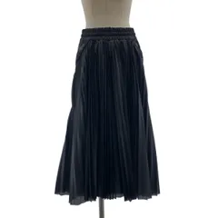 sacai / サカイ | × NIKE プリーツ ロングスカート | XS | ブラック | レディース