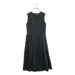 foufou / フーフー | #12 no sleeve tuck one piece ノースリーブ ワンピース | 0 | ブラック | レディース