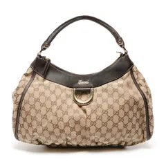 GUCCI グッチ ショルダーバッグ GGキャンバス アビー ホーボー【中古】