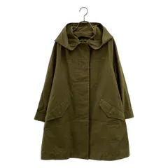 Tomorrowland MACPHEE / トゥモローランドマカフィー | コットン フーテッドコート | 38 | カーキ | レディース