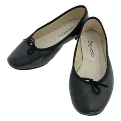 repetto / レペット | レザー フラット バレエシューズ | 36.5 | ブラック | レディース