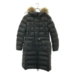 MONCLER / モンクレール | GENEVRIER ジュヌヴリエ / ファー付き フーデッドジップアップ ダウンコート | 1 | ダークブラウン | レディース