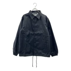 CDG by Comme des Garcons. / シーディージー コムデギャルソン | ナイロン ロゴプリント コーチジャケット | S | ブラック | メンズ