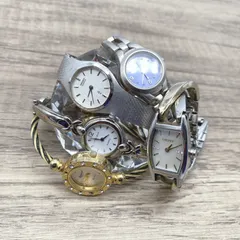 W-0181【動作確認未】◆ SEIKO DKNY FOSSIL EstéeLauder Rapport レディース腕時計 クォーツ時計 まとめ売り ◆