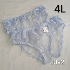 (J392)【3XL 2枚】レディースショーツ まとめ売り 3XL パンツ レース