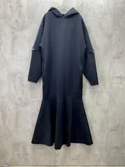 emmi エミ フーディーカットワンピース フレア ロング size1/黒 ■◇◎レディース