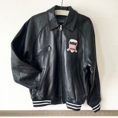 Avirex レザー バーシティジャケット L 那須川天心着用モデル - メルカリ