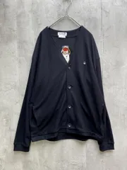 新品 CIAOPANIC TYPY チャオパニックティピー おじさんシリーズ ワンポイントワッペンカノコ カーディガン sizeM/ブラック  ■◇ レディース