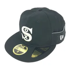 NEW ERA ニューエラ キャップ/59FIFTY  ホワイトソックス/毛100％    ブラック メンズ / 241007003840