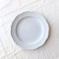 ☆ジアン☆ フランス 花リムプレート サイズ23cm ホワイト - メルカリ