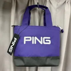 【新品未使用品】PING GB-N2605 レトロラウンドトート ピン ゴルフ パープル（葛西店）のサムネイル