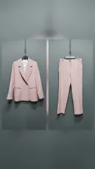 レディース スーツ ストレッチ セットアップ (ジャケット + ズボン)