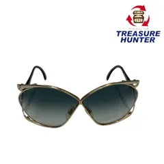 Christian Dior ディオール ヴィンテージ サングラス 2056 ゴールドカラー×ダークグリーン グリーングラデーションレンズ レディース 【102057892003】