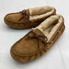 05w17684 アグ UGG  ブラウン  24.0cm US7 UK5.5 EU38 エルサルバドル製 レディース  モカシン  5612  【中古品】
