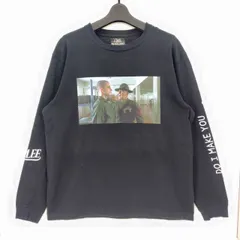 05w18230 キャリー CALEE  FULL METAL JACKET フォト ロンT  ブラック L  日本製 メンズ  長袖Ｔシャツ  コットン  【中古品】
