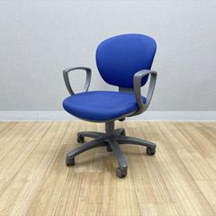梱包•発送頼める便】ネイビー オフィスチェア アームレスト付き - メルカリ