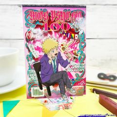 モブサイコ100×文房具カフェ アクリルスタンド(背景カード付)茂夫霊幻花沢律！ モブサイコ100×文房具カフェ アクリルスタンド(背景カード付) 花沢輝気