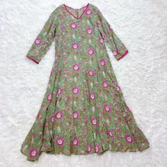 JOURNAL STANDARD relume　ジャーナルスタンダード　レリューム　ワンピース　ピンク　柄 コットン　ロング　シャツ　春　スプリング 花柄