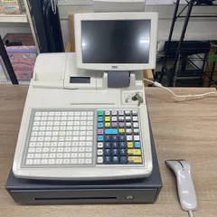 【大阪限定・配送可能】 TEC レジスター FS-2055 バーコードリーダー付き  動作確認済みのサムネイル