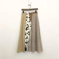 AKIRANAKA アキラナカ Maili layered color skirt レイヤードカラースカート ベージュ 2 AR2237 ◆のサムネイル