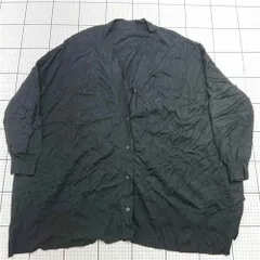 ◇ Θ アンティカ antiqua pattern torso カーディガン ブラック系 レディース Fサイズ E  【1603020008217】