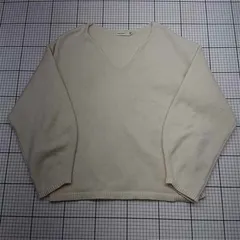 ◇ Θ マウジー MOUSSY Vネックニットセーター アイボリー系 レディース FREE E  【1603020008200】