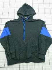 ◇ Θ プニュズ PUNYUS PN22AW-043 バイカラーパーカー ブラック系 メンズ E  【1603020007425】