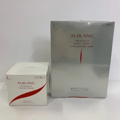 E882 ソフィーナ アルブラン クレンジングエッセンスクリーム 220g、薬用ホワイトクリエイト コンセントレート マスク 24ml×6セット入 計2点セットのサムネイル