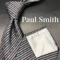 【極美品】Paul Smith ネクタイ グリーン ストライプ柄 光沢感