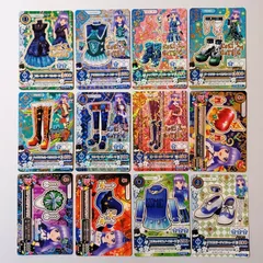 ① 氷上すみれ 12枚セット ブルーロージーワンピース アビサルシスターノースリーブ シャフリアールブルーブーツ ダークグリーンベルパンプス ナッツクラッカープリンスブーツ ブルーローズノーブルブーツ ホーリーゴートブーツ ほか／ アイカツ！ Aikatsu！