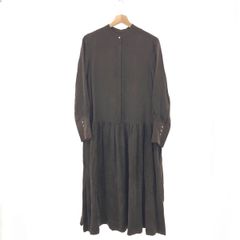 IENA キュプラフィブリルギャザーワンピース ダークグリーン - メルカリ