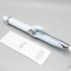 【美品】MTG ReFa CURL IRON PRO 32 RE-AW-02A ホワイト 32mm リファカールアイロン プロ ヘアアイロン 本体