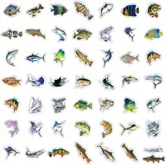 NASSIA アウトドア ブランド キャンプ ステッカー 防水 デカール (キャンプ 65枚,  Aタイプ)