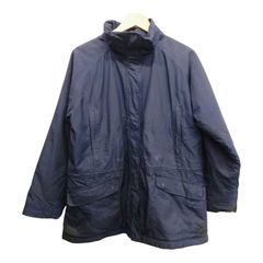 L.L.Bean エルエルビーン フルジップジャケット サイズL ネイビー ナイロンポリ タイ製  フルジップ アウトドア 古着 レディース