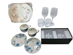 WEDG WOOD　ウェッジウッド　4点セット　ブルーバード　プロミシス クリスタル