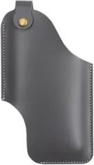 NASSIA スマホベルトホルダー ホルスター 携帯ケース ウエストポーチ ベルトループ (グレー,  写真通り)