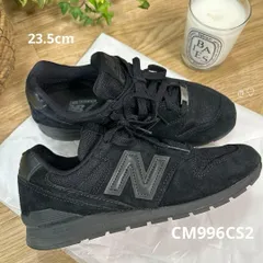 新品同様ニューバランス　スニーカーCM996CS2　23.5cm　オールブラック