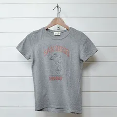 ピーナッツ vintage snoopy Tシャツ XS グレー peanuts｜9g1111*A