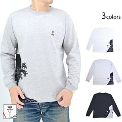 アダムエロペ John Lennon フォトプリント ロングTシャツ ホワイト 