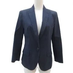 アイシービー iCB テーラードジャケット ミドル丈 シングルボタン L 6 ネイビー 紺 /SM42 ■GY58