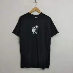 90s 謎グラフィック Tシャツ ©️THE BOY モロトフカクテル 火炎瓶 スケート 横乗り 半袖 古着 VINTAGE プリント コットン カナダ製 C525