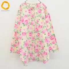 イヴサンローラン Yves Saint Laurent ヴィンテージ シャツ ブラウス チュニック トップス 花柄 総柄 レディース [x973681]のサムネイル