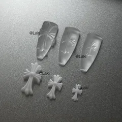 クロム クロス シリコンモールド クロムハーツ ネイルアート型 十字架 D.NAIL D.nail Dネイル ネイルパーツ ジェルネイル クロム型 モールド型